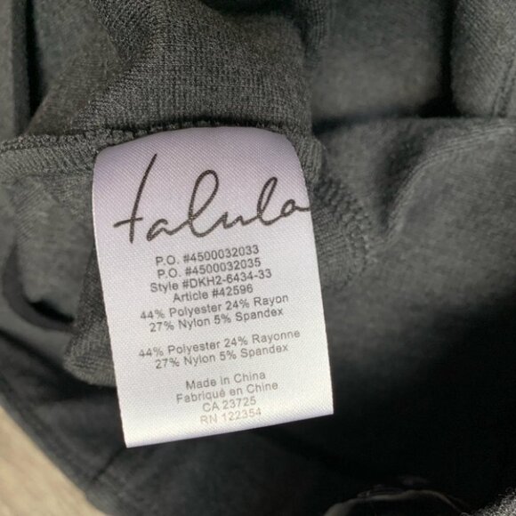 Aritzia Talula Claremont Leggings Pant High Rise Waist Skinny Leg Grey Size 0 - Picture 13 of 16